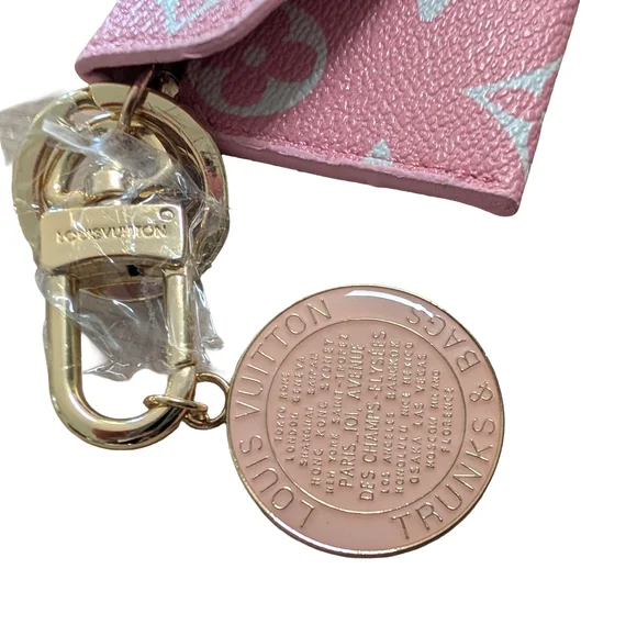 Louis Vuitton Trunks & Bags Charm, 35x41mm Round, Pink - Picture 3 of 8